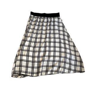 LuLaRoe Skirt Jill Accordion Pleats Plaid Size Small